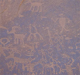 Sand Island Petroglyphs, by George Davis