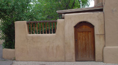 Water Street Inn rear entrance, by George Davis