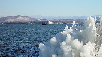 Ferry to Vermont, by George Davis