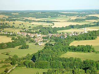 Looking Down from Vezelay, by George Davis
